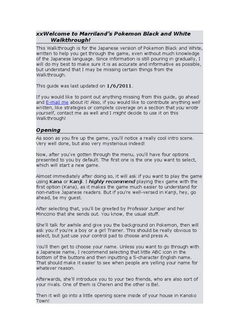 Black Walkthrough Marriland