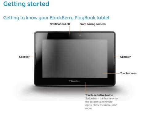 blackberry playbook tablet user guide Reader