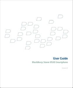 blackberry storm user manual Reader