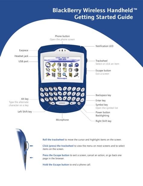 blackberry wireless handheld user interface style guide publisher PDF