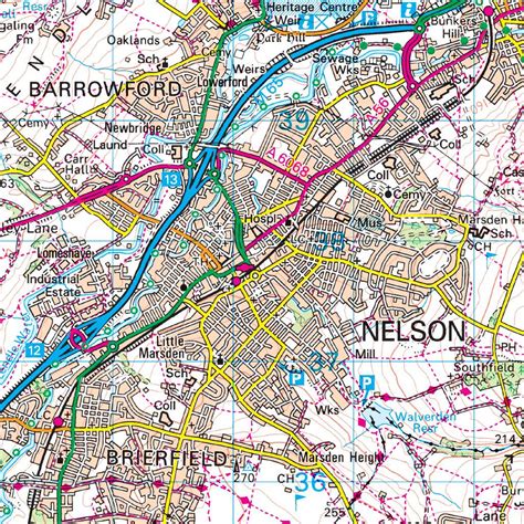 blackburn burnley and surrounding area landranger maps PDF