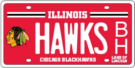 blackhawks license plate Reader