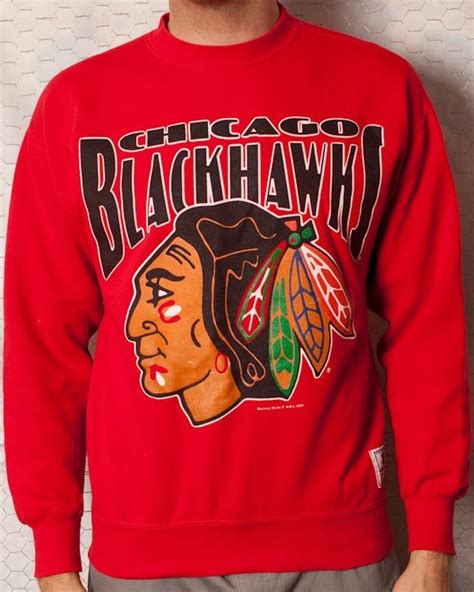 blackhawks vintage sweatshirt