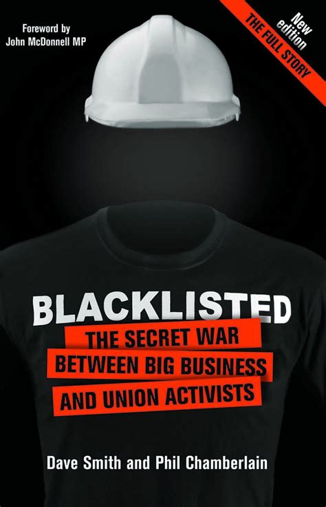 blacklisted secret between business activists Reader