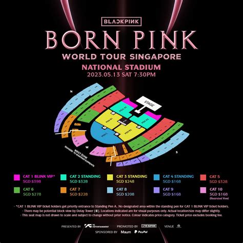 blackpink concert tickets singapore