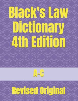 blacks law dictionary 4th edition revised Doc