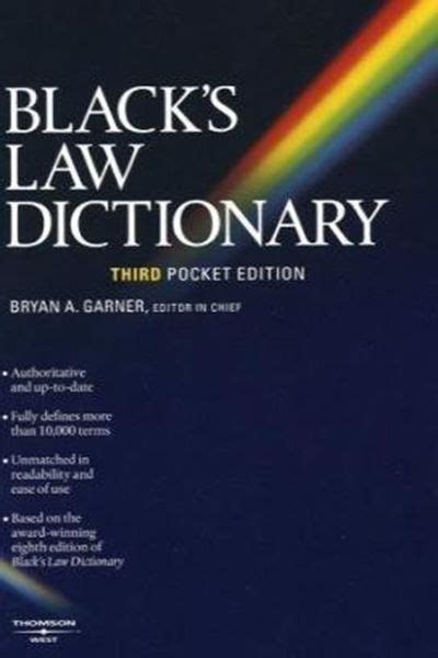 blacks law dictionary pocket 3rd edition Reader