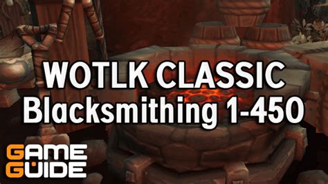 blacksmith leveling guide