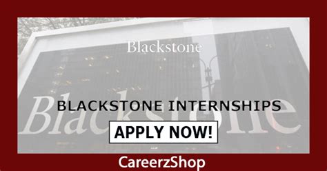 blackstone internships