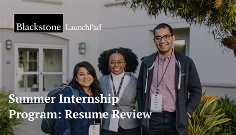 blackstone operations internship