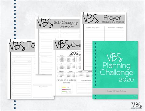 blank template for vbs schedule PDF