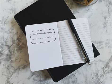 blank writers notebook journal minimalist Reader