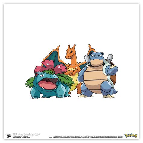 blastoise charizard venusaur