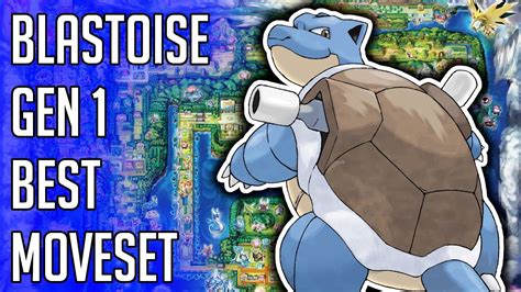 blastoise fire red moveset