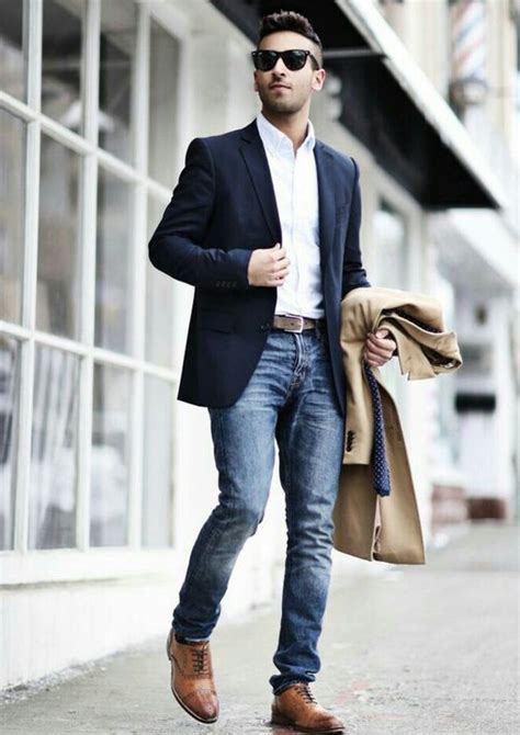 blazer for men with jeans