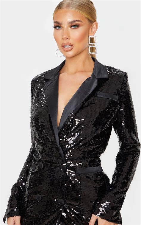 blazer sequin dress