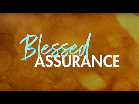 blessed assurance a part of the blessed assurance series Kindle Editon