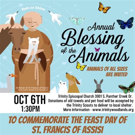 blessing of the animals 2024 near me