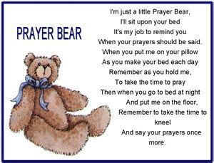 blessings and prayers for little bears PDF
