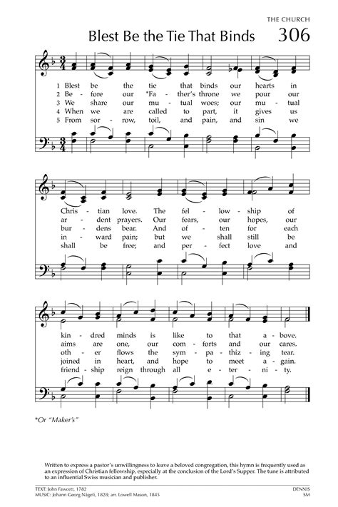 blest tie that binds precious Reader