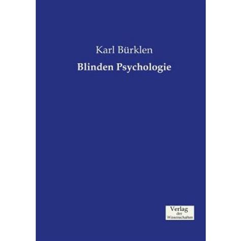 blinden psychologie karl b rklen Reader