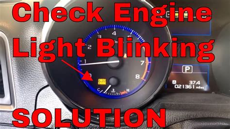 blinking check engine light subaru PDF