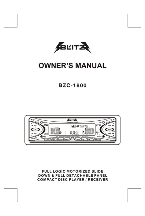 blitz bzpw12v owners manual Epub