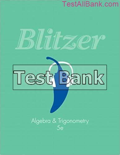 blitzer algebra and trigonometry fifth edition Kindle Editon