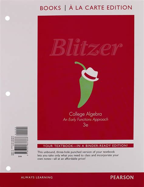 blitzer college algebra 3rd edition PDF