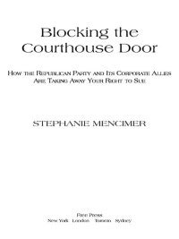 blocking the courthouse door blocking the courthouse door Reader