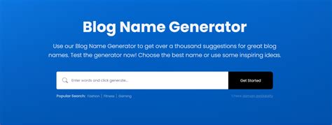 blog name generator ai