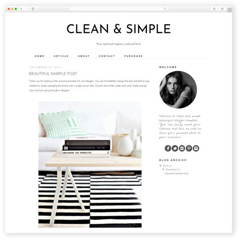 Blog Page Templates
