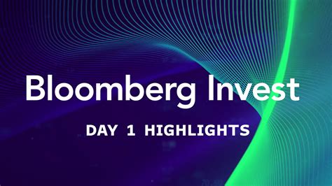 bloomberg invest agenda