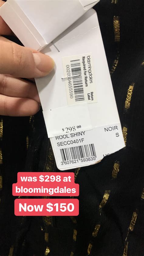 bloomingdales return label Reader