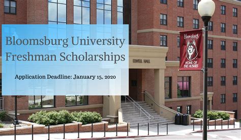 bloomsburg university scholarships