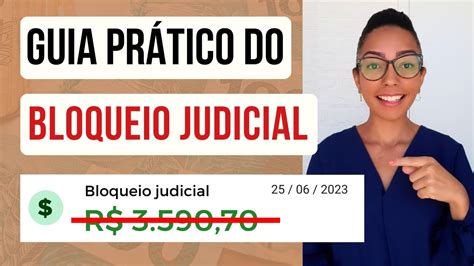 bloqueio judicial conta