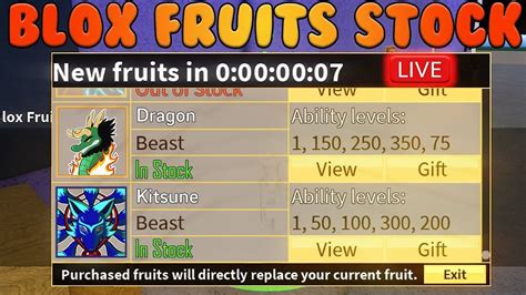 Blox Fruits Stocks