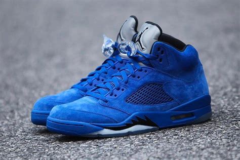 blue 5s jordans