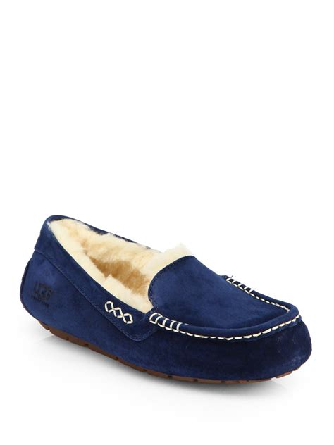 blue UGG slippers