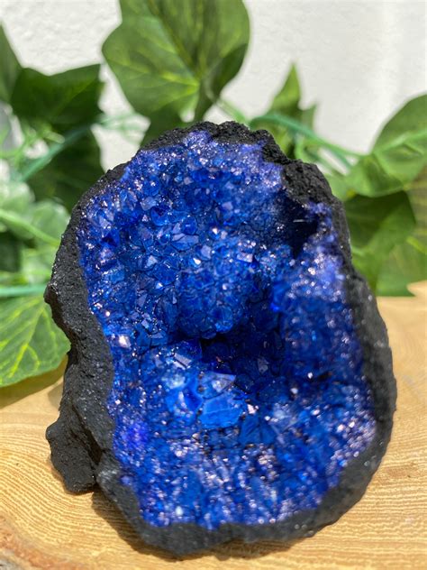 blue crystal geode