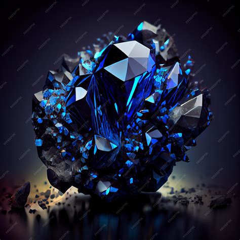 blue crystal stone