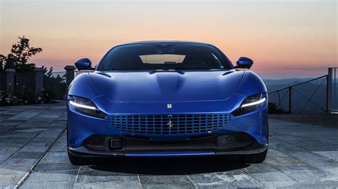 blue ferrari