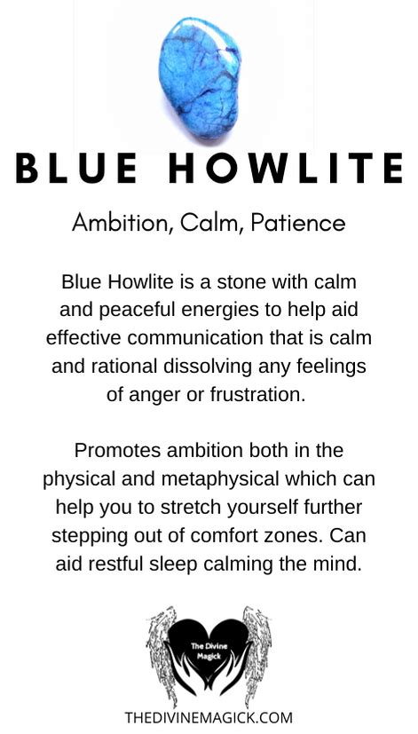 blue howlite meaning