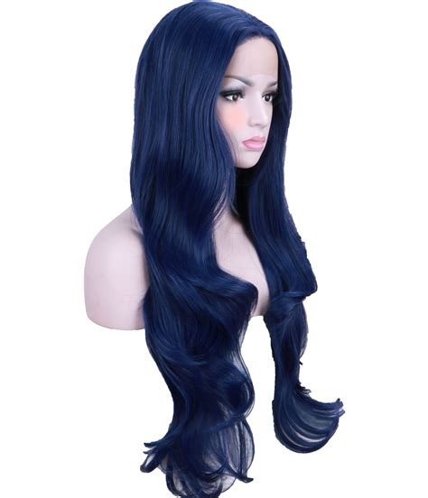 blue lace front wig