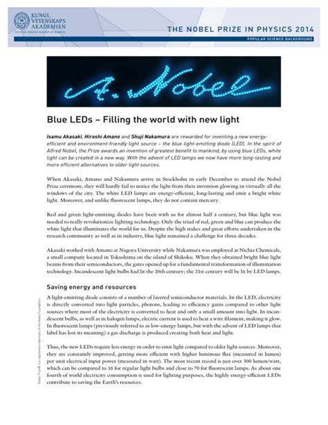 blue led filling the world with new ligh PDF
