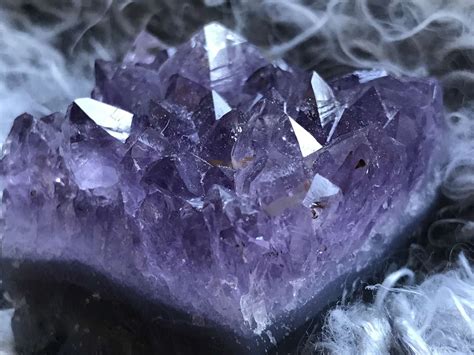 blue purple crystal