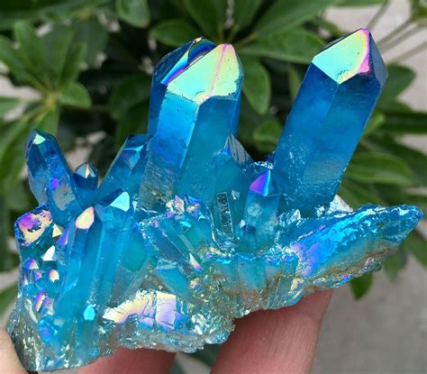 blue quartz crystal