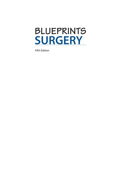 blueprints surgery 5th edition Doc