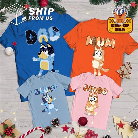 bluey family shirts