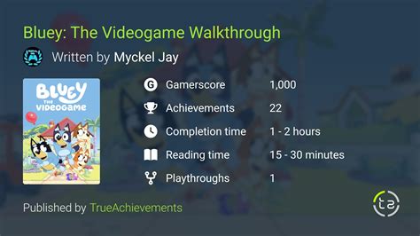 Bluey Xbox Game Walkthrough